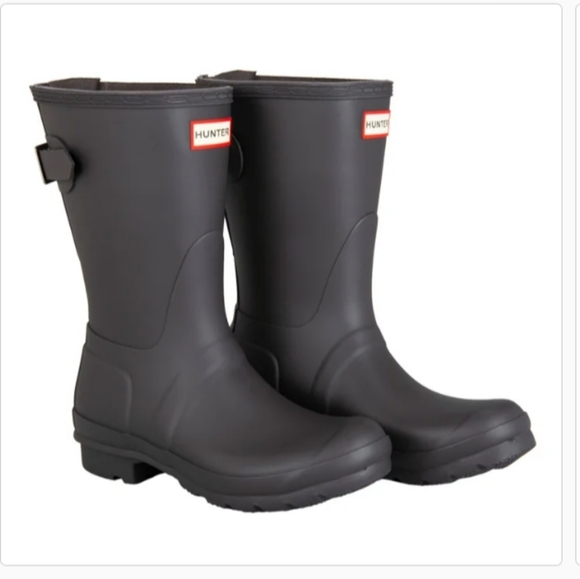 Hunter Women's Original Short Back Adjustable Rain Boots
